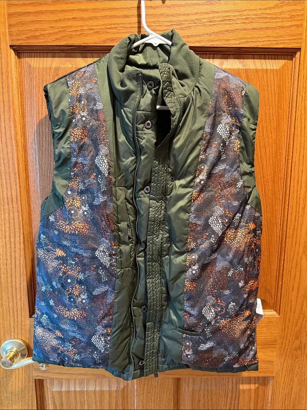 Penguin Mens Green Puffer Vest Sz Small